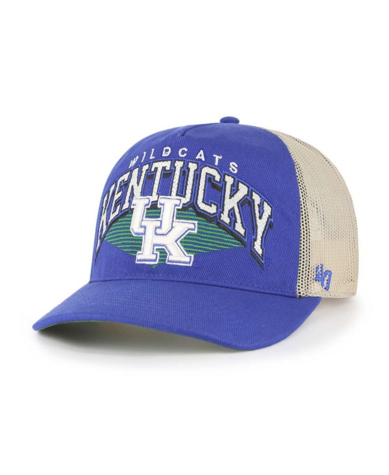 Men's Royal Kentucky Wildcats Pomona Mesh Hitch Adjustable Trucker Hat