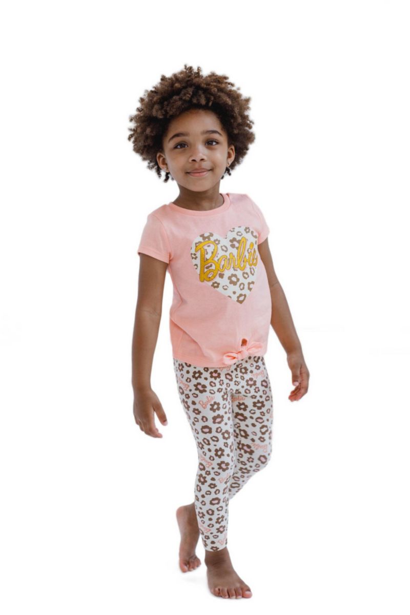 Girls' 2-Piece T-Shirt and Leggings Set