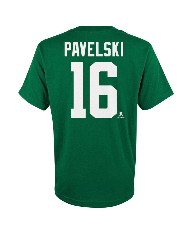 Big Boys and Girls Joe Pavelski Kelly Green Dallas Stars Player Name & Number T-Shirt