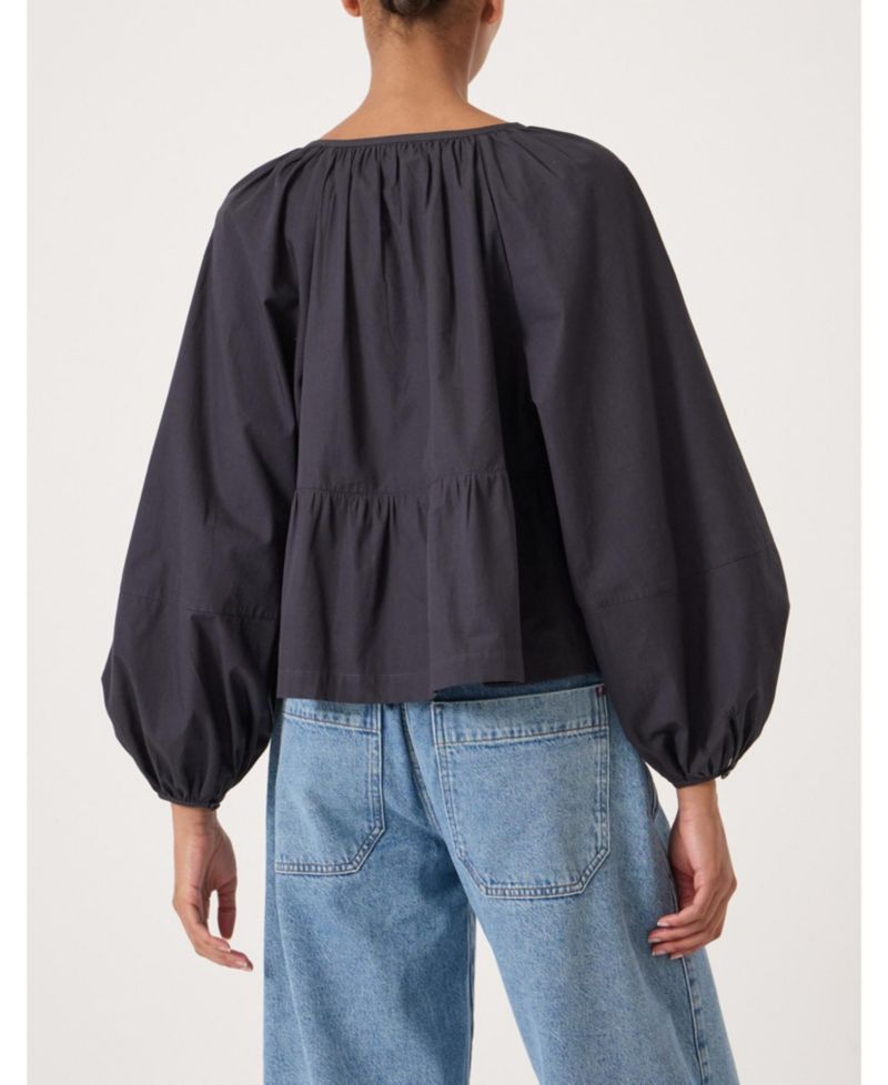 Women's Beck Cotton Peplum Blouse
