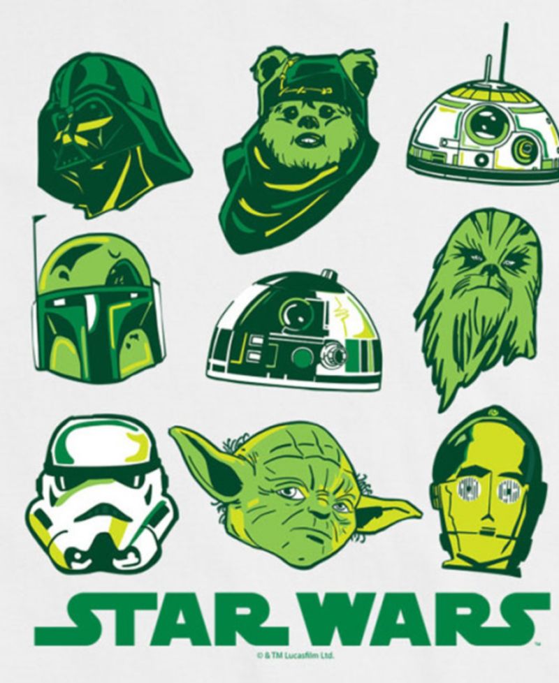 Men's Star Wars St Patricks Day Short Sleeve T-Shirt