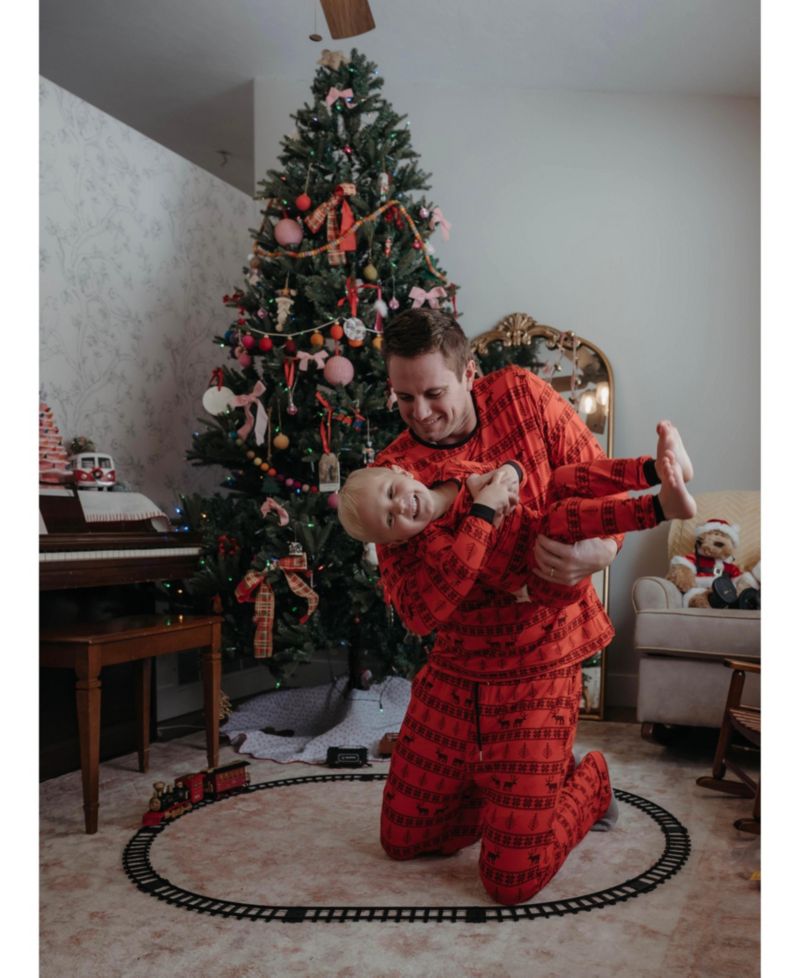 Men’s Two Piece Viscose from Bamboo Holiday Pajamas