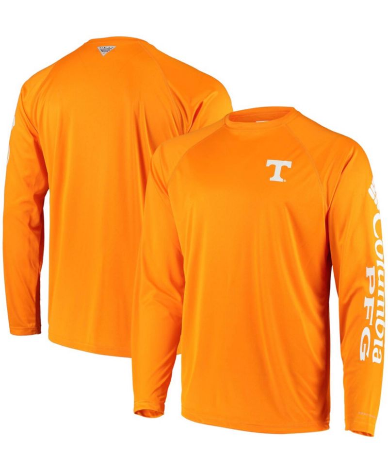 Men's PFG Tennessee Orange Tennessee Volunteers Terminal Tackle Omni-Shade Long Sleeve T-shirt