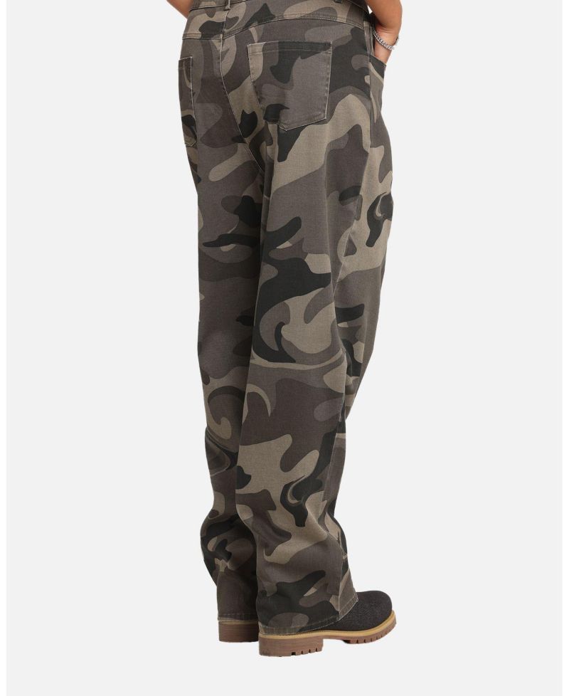 Men's Washed Camo Pants