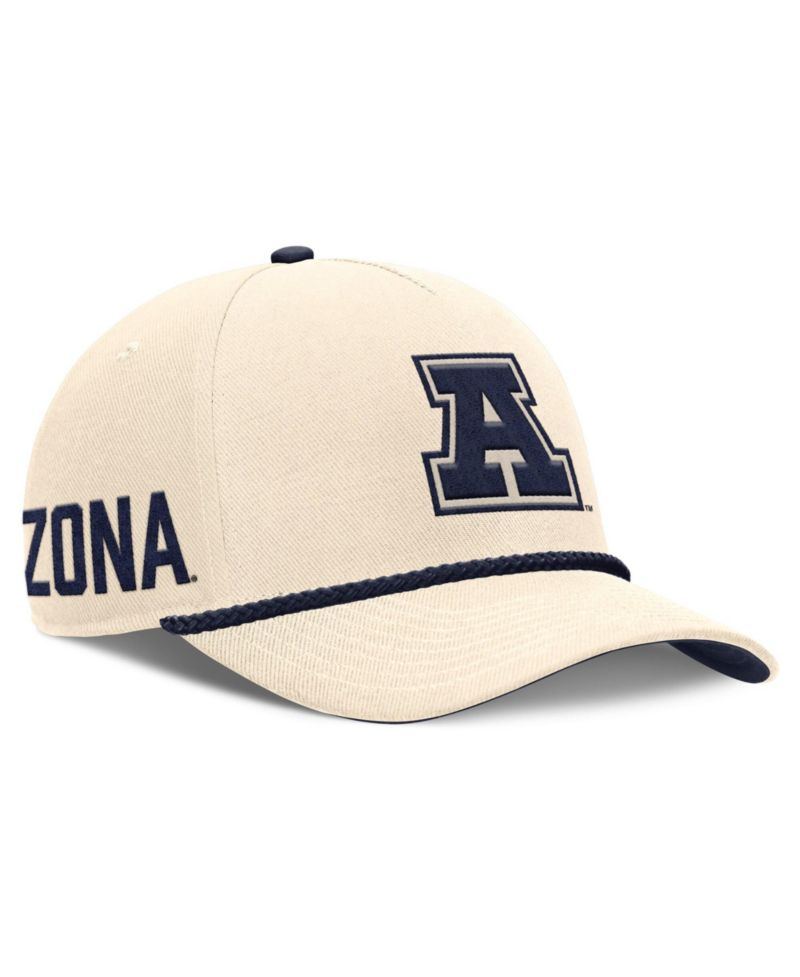 Men's and Women's Natural Arizona Wildcats Legacy Vintage Rope Rise Adjustable Hat