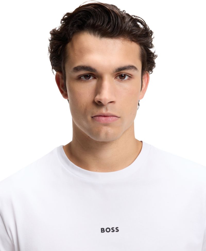 Men's Logo Print Relaxed-Fit T-Shirt