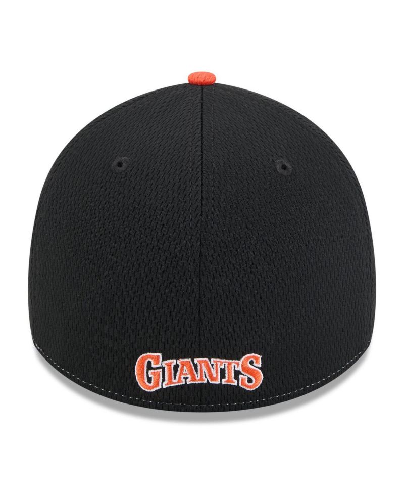 Men's Black/Orange San Francisco Giants 2025 MLB Clubhouse 39THIRTY Flex Hat