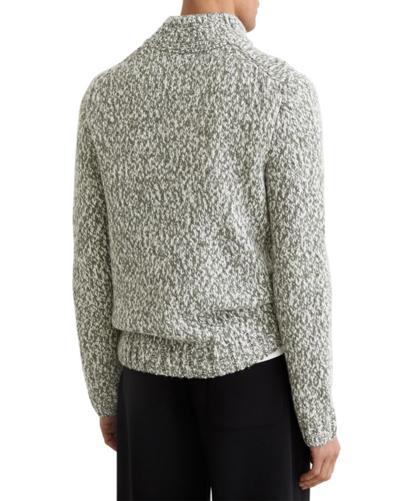 Men's Seb Marled Knit Relaxed Fit Half-Zip Funnel Neck Pullover