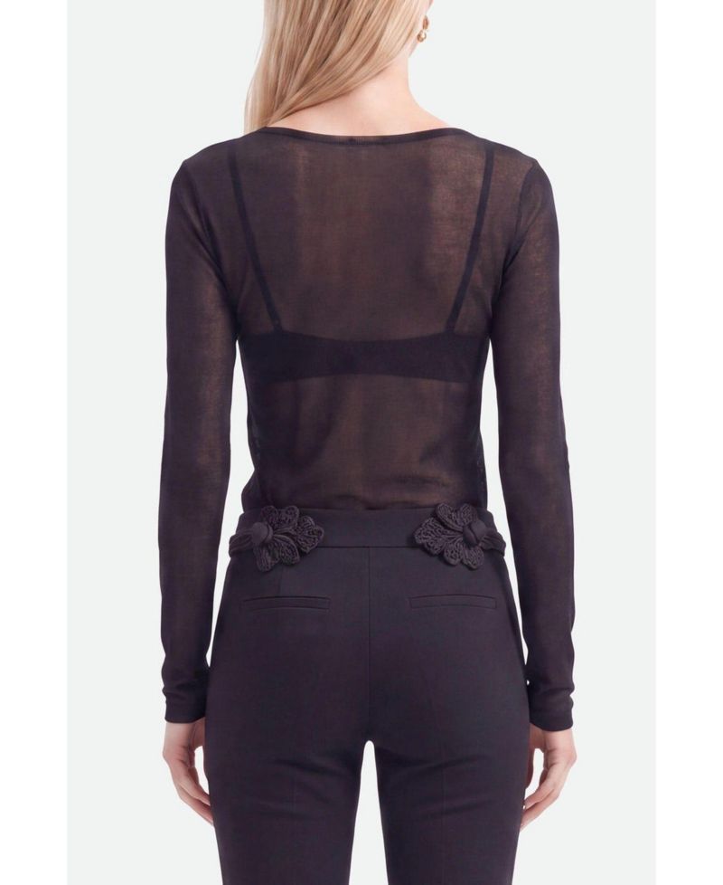Women's Sheer Knit Top