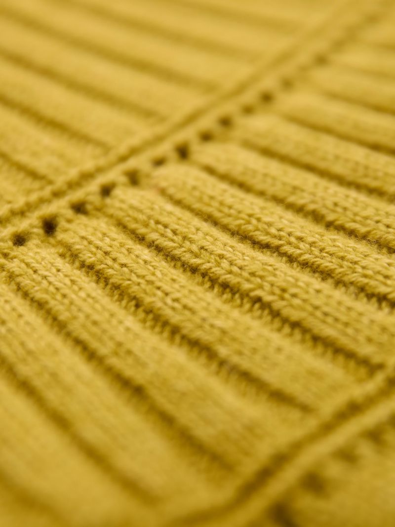 Women's Textured Yoke Sweater