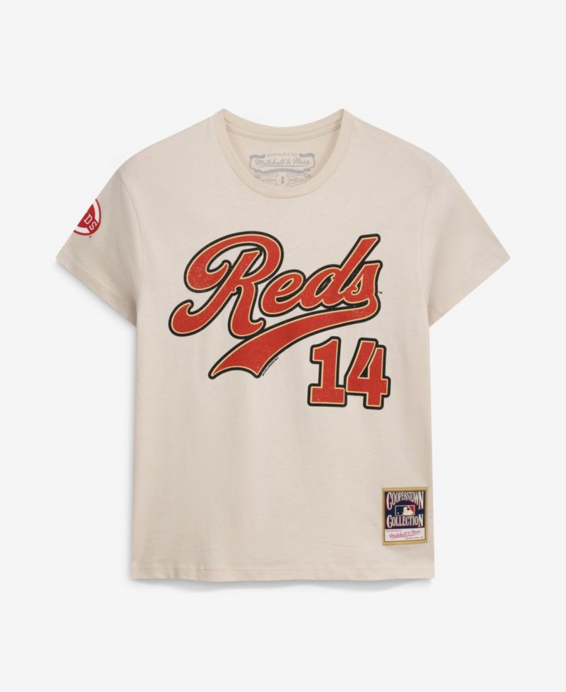 Women's Pete Rose Cincinnati Reds Cooperstown Throwback T-Shirt
