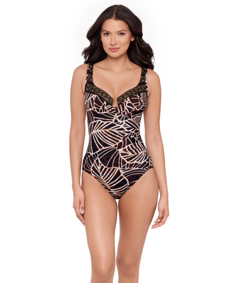 Women's Must Have Escape One-Piece Allover Slimming Underwire Swimsuit