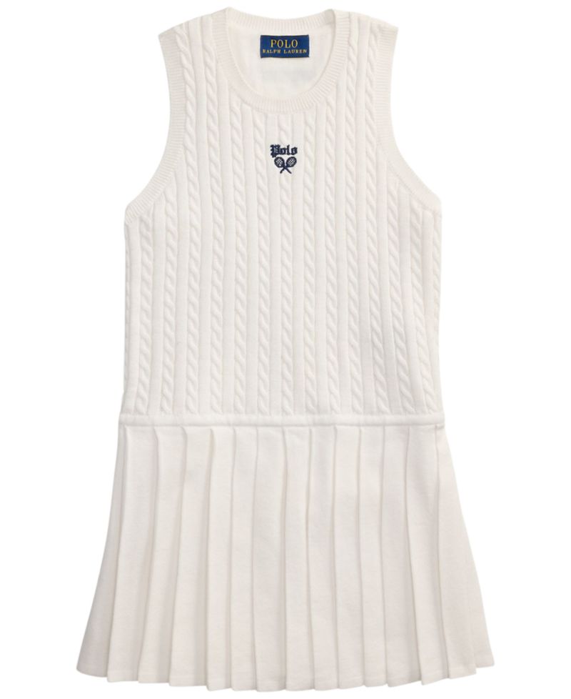 Girls' 2T-6X US Open Sleeveless Sweater Dress