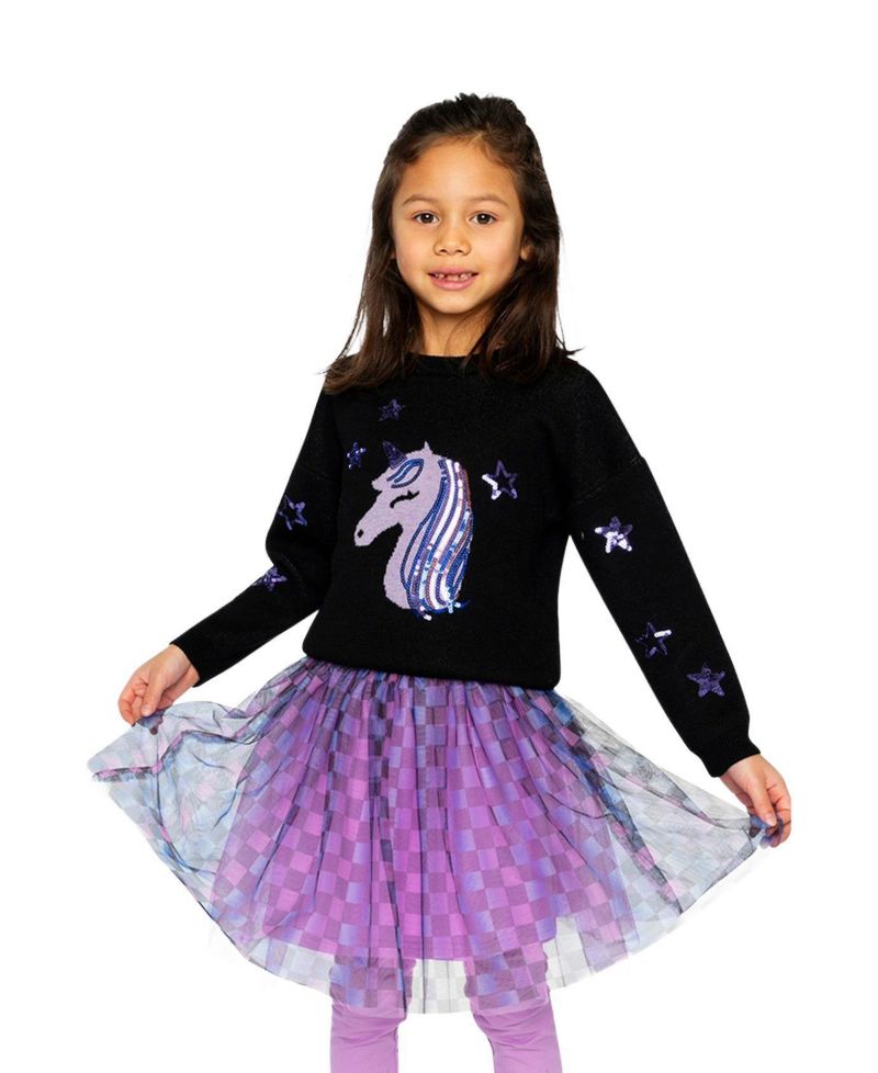 Little Girls (6-12) Knitted Sweater