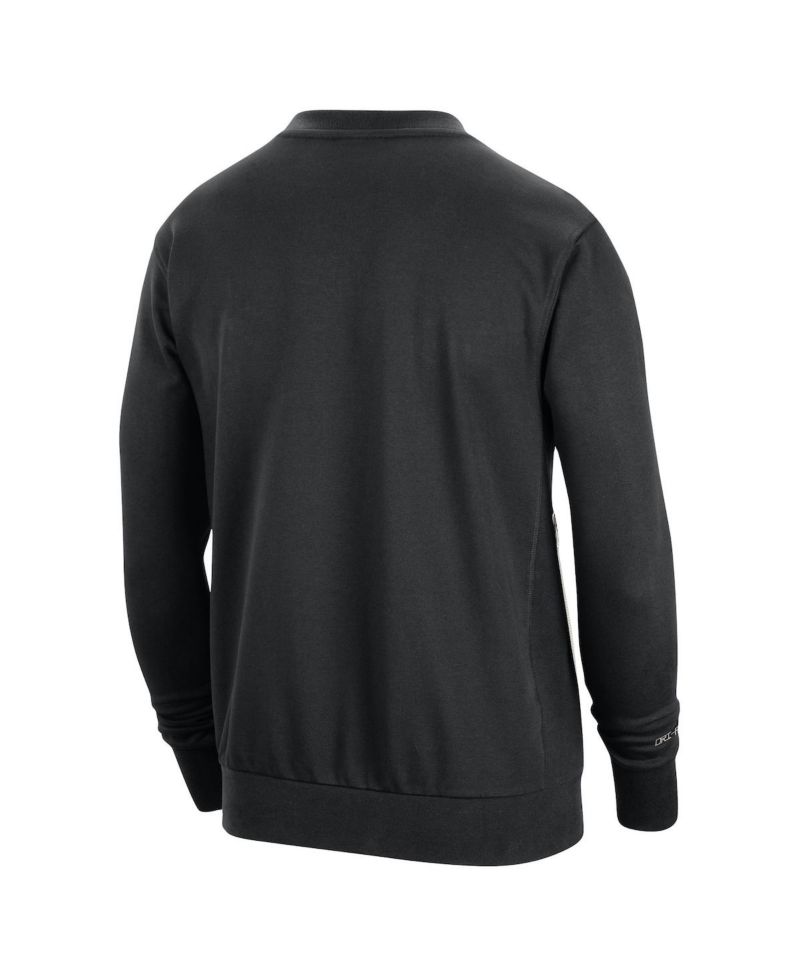 Men's Black Phoenix Suns 2023/24 Authentic Standard Issue Travel Performance Pullover Sweatshirt