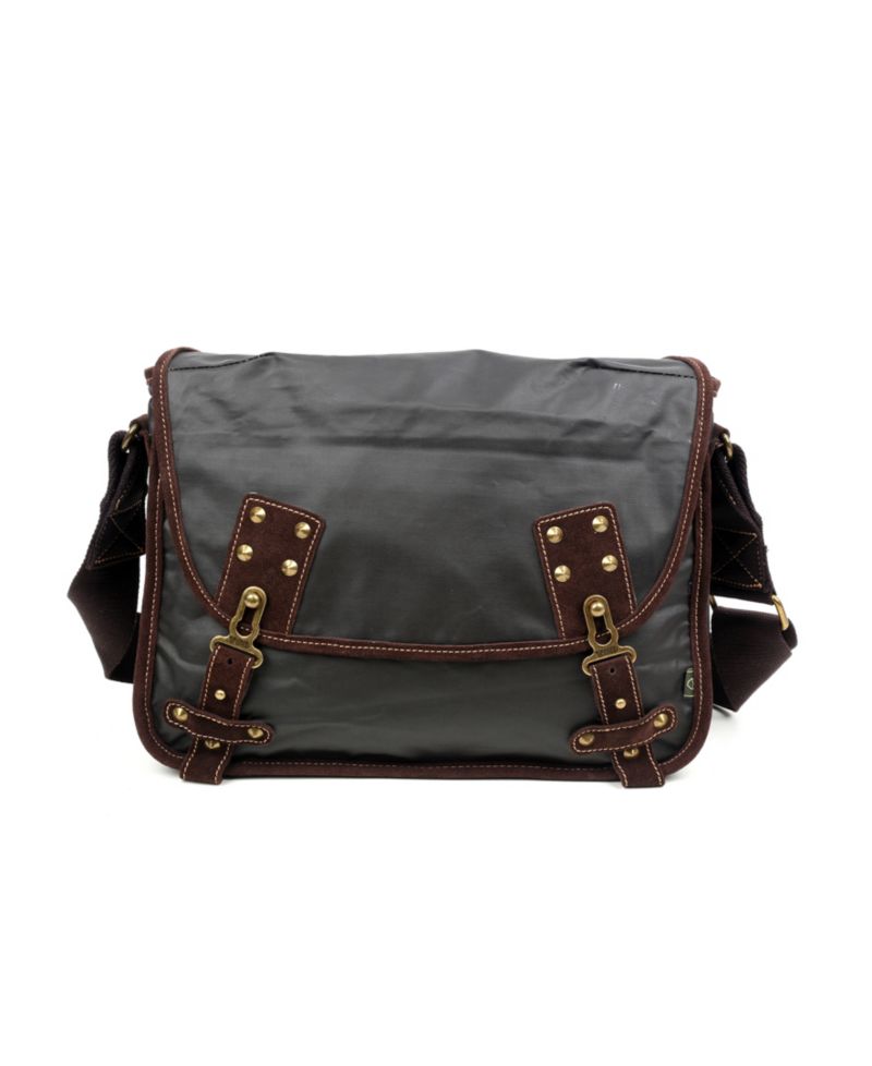 Dolphin Canvas Messenger Bag