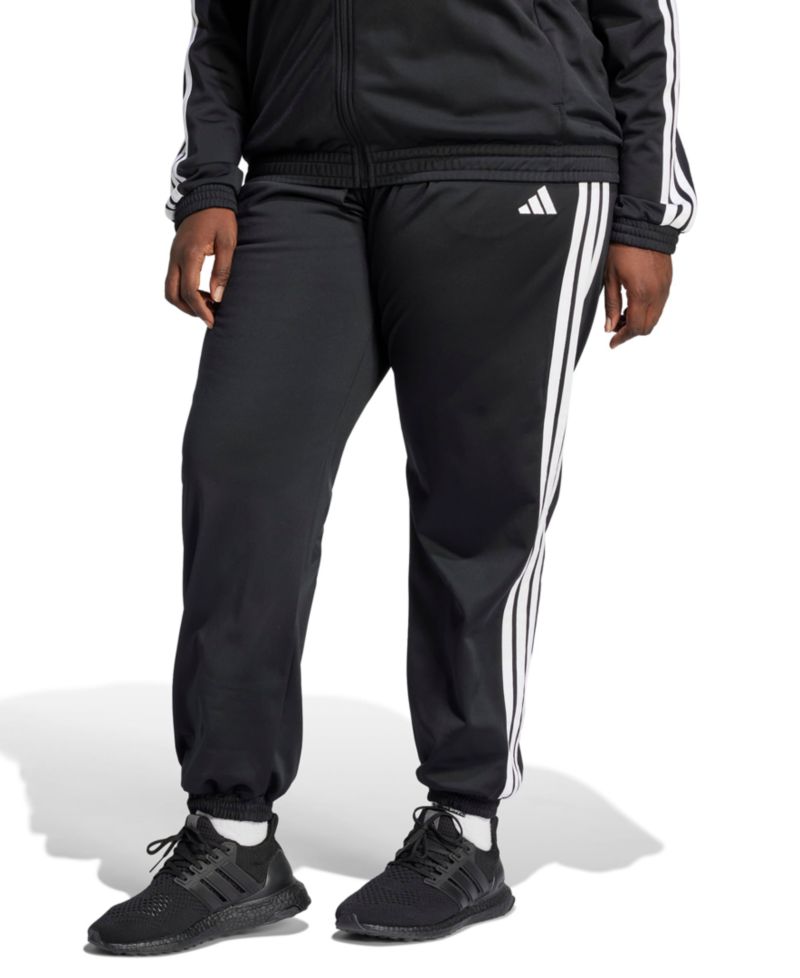 Plus Size Tricot 3-Stripes Track Pants