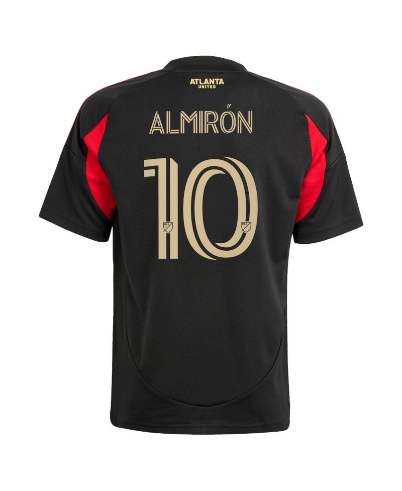Big Boys and Girls Miguel Almiron Black Atlanta United FC 2025 The Connector Replica Player Jersey