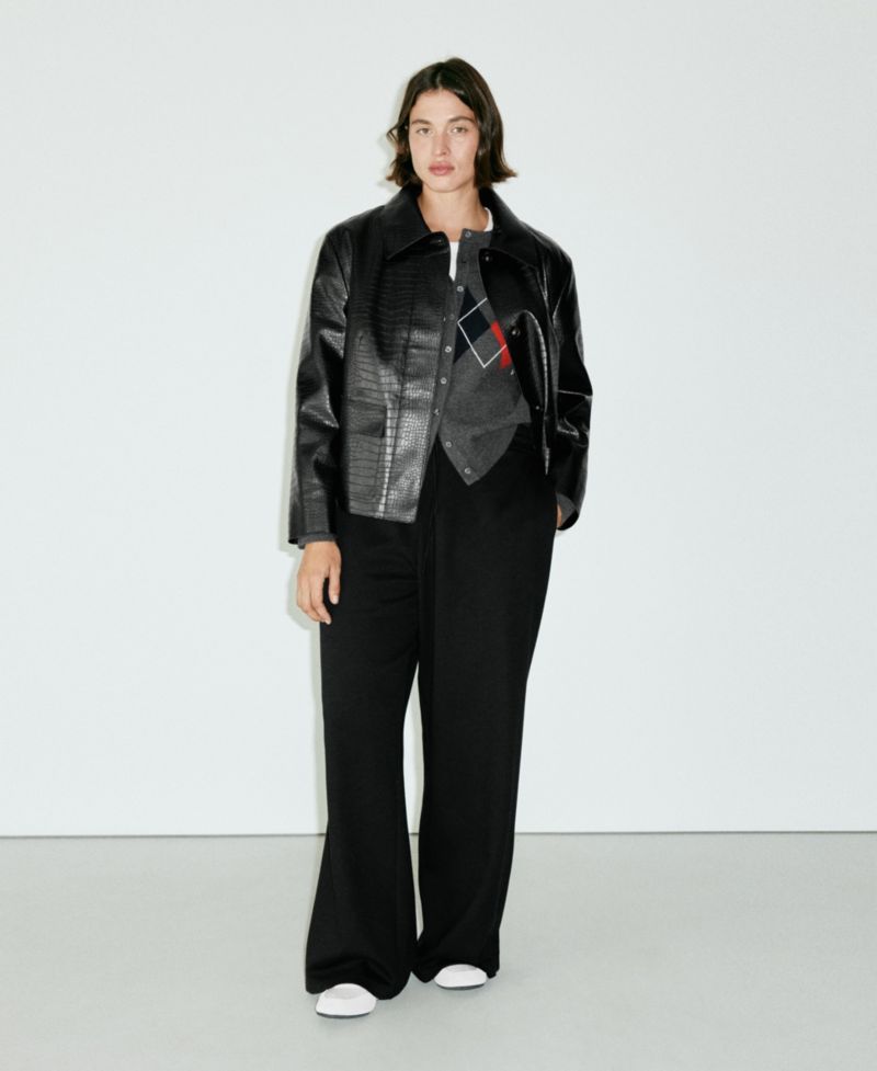 Women's Fine-Knit Straight-Fit Pants