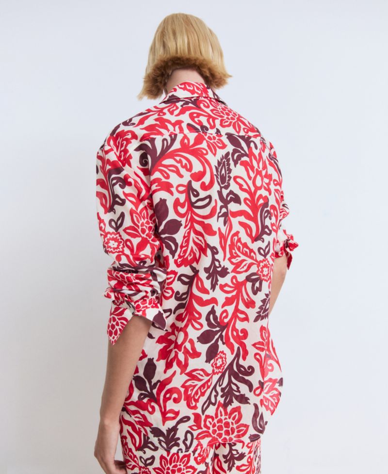 Women's Printed Cotton Shirt