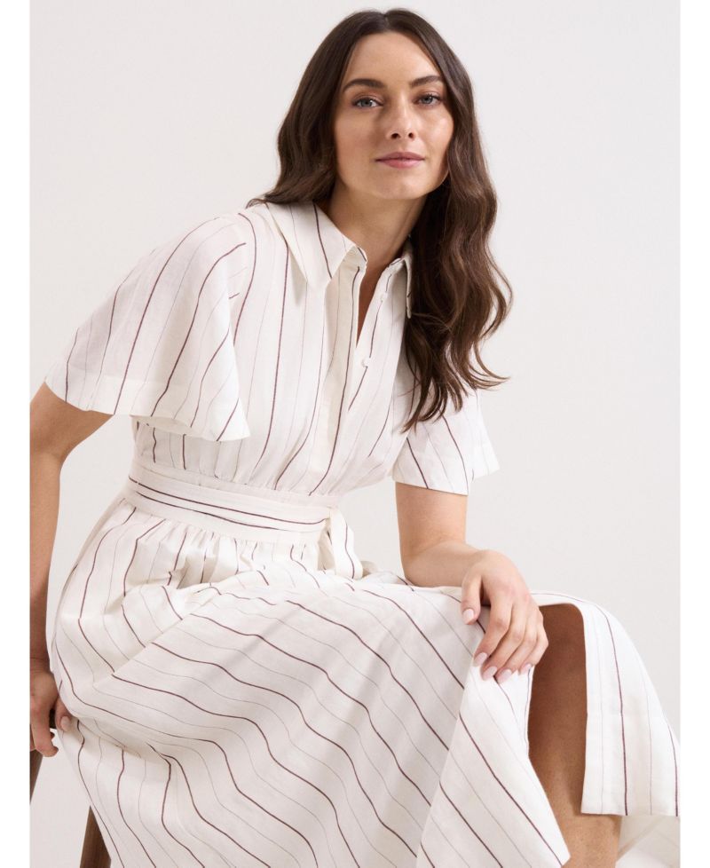 Women's Marielle Striped Shirt Dress
