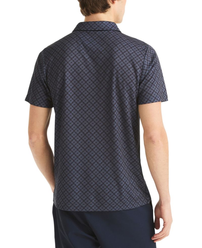 Men's Short-Sleeve Geo Printed Shirt
