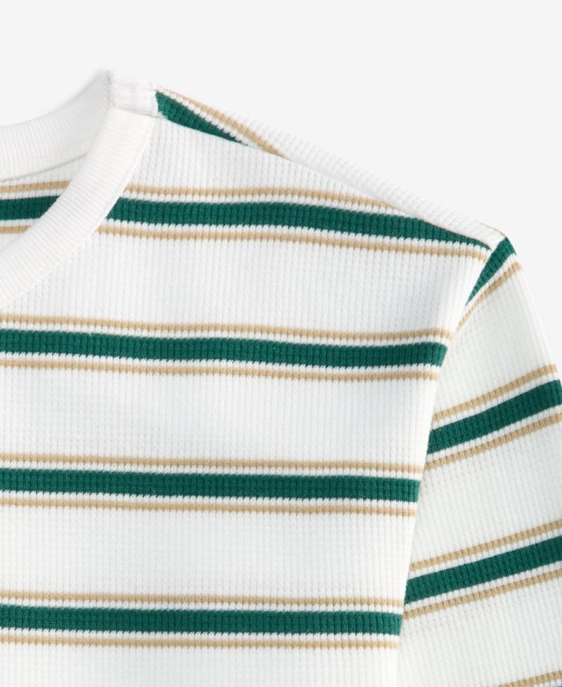 Boys' XS-XL Long-Sleeve Striped Thermal Shirt