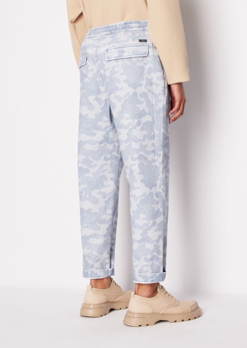 Men's Tonal Camouflage Drawstring Pants
