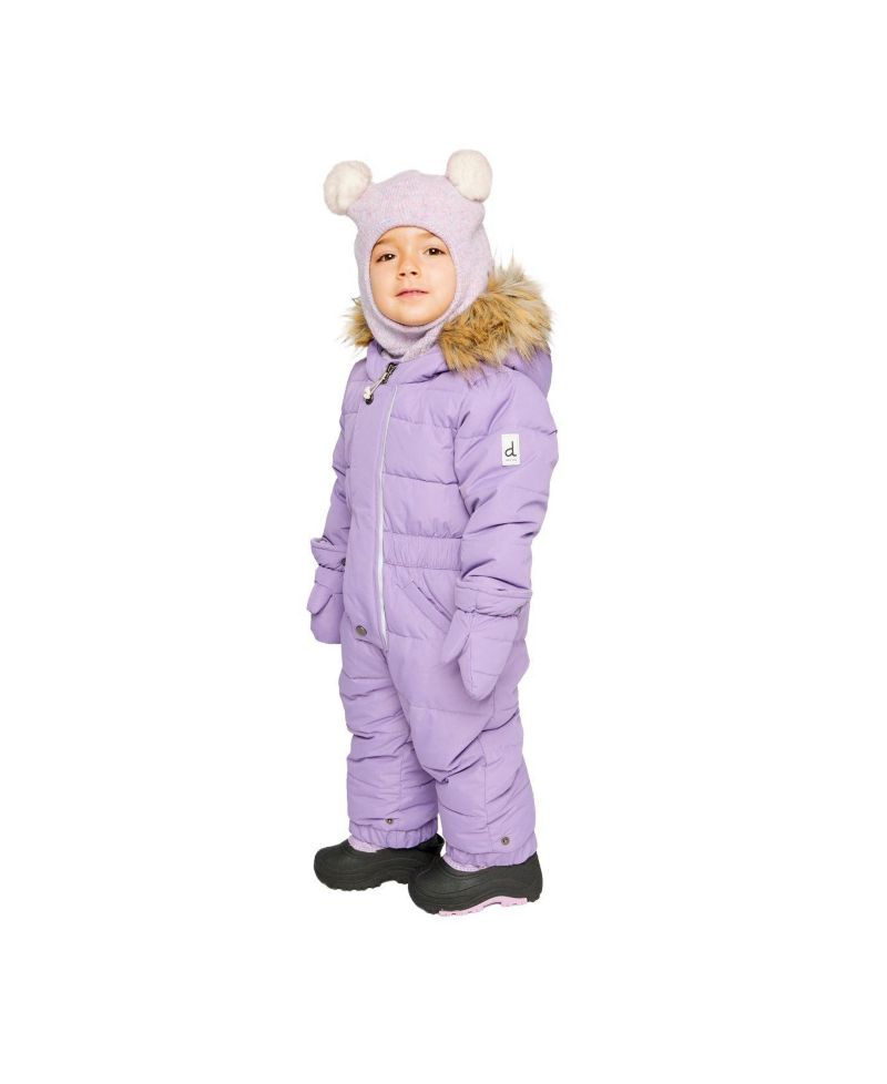 Baby Girls 6M TO 24M Original One Piece Puffy Snowsuit with Removable Mittens and Boots