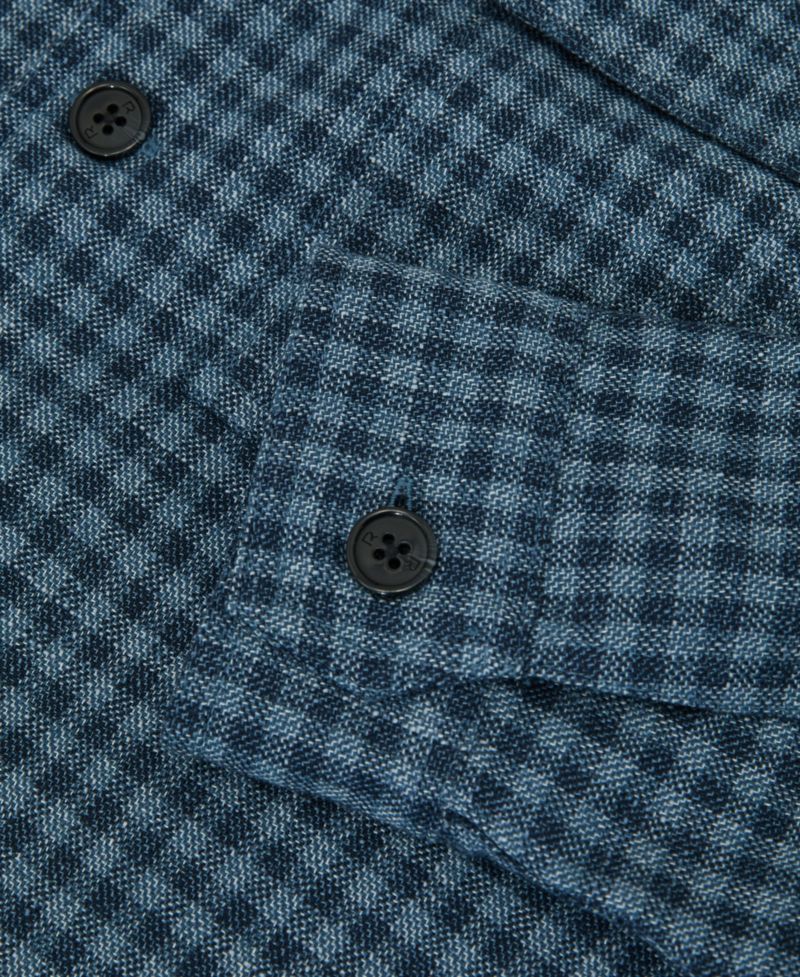 Men's Sever Linen Check Overshirt