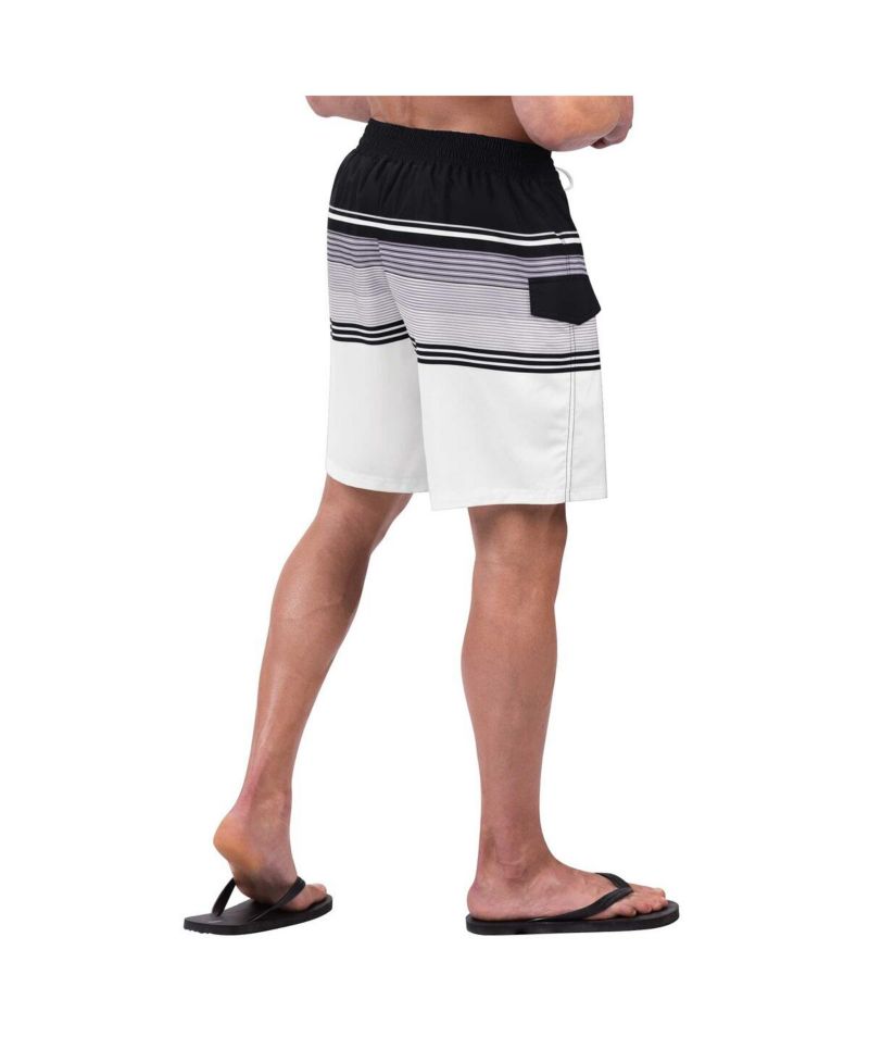 Men's Black/White San Francisco Giants Jump Shot Volley Board Shorts