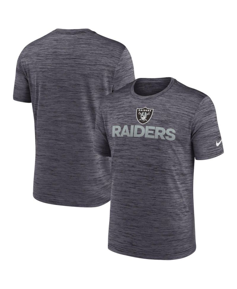 Men's Black Las Vegas Raiders Blitz Velocity Modern Performance T-Shirt