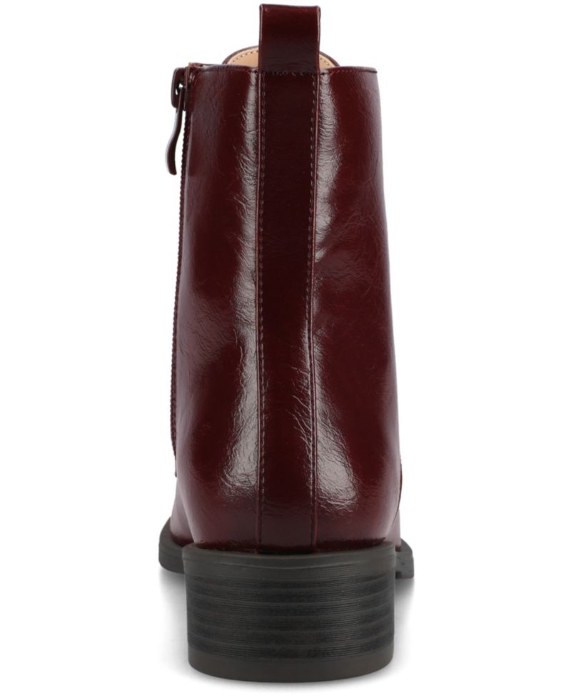 Women's Vienna Lace Up Stacked Heel Booties