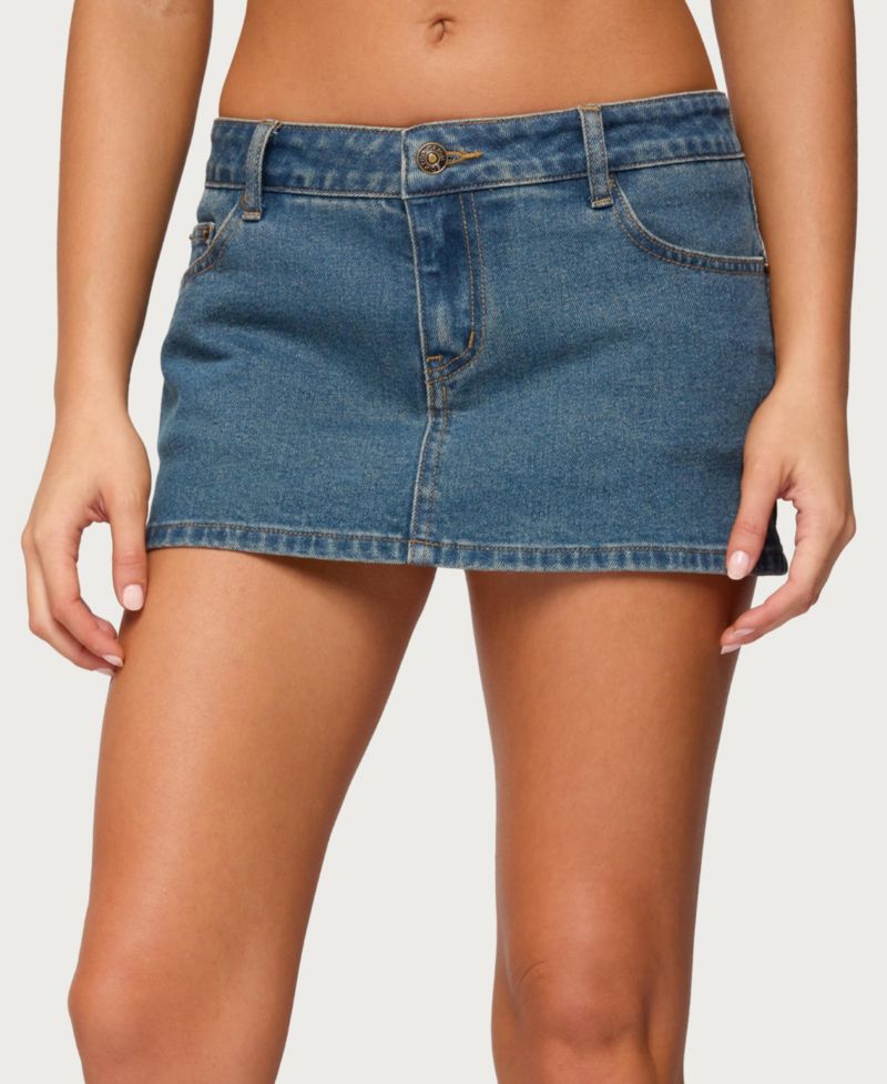Women's Josiee Stretchy Denim Mini Skort