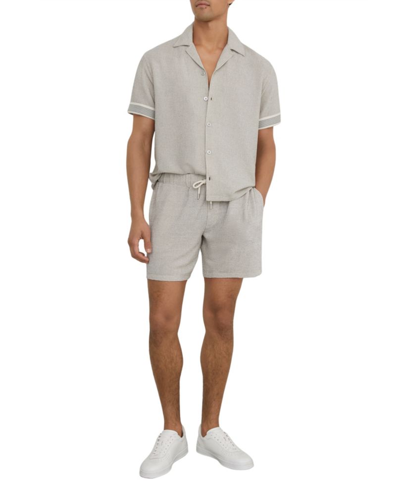 Men's Dornie Stripe Tape Printed Shirt