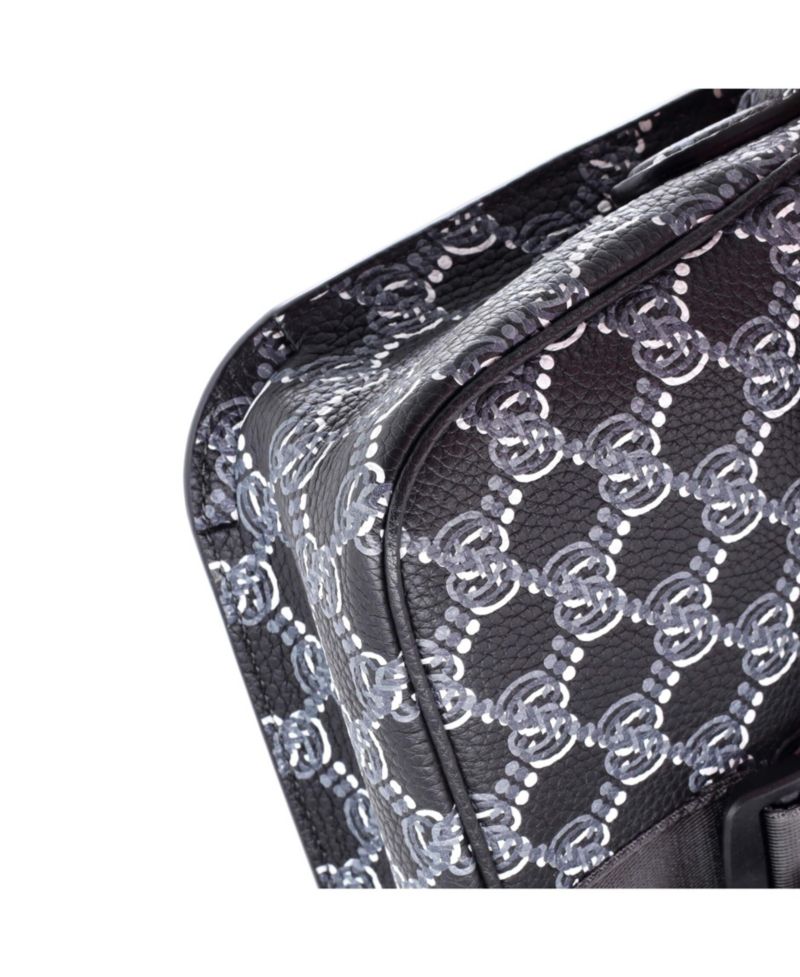 Mini Front Buckle Crossbody Bag GG Shadow Coated Canvas