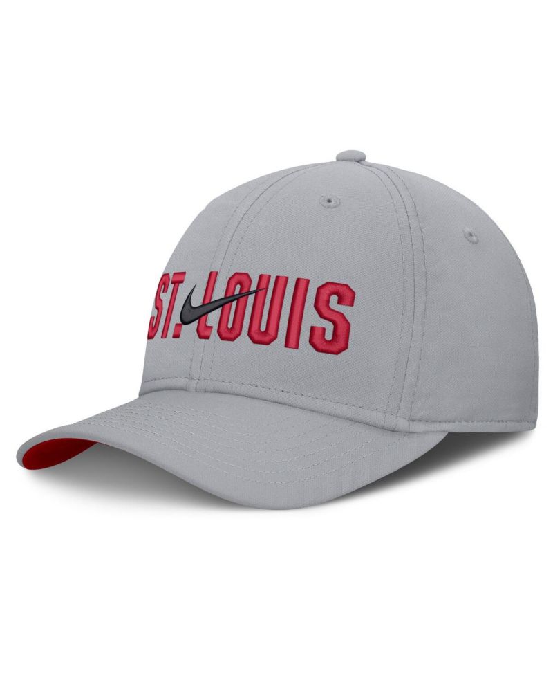 Men's Gray St. Louis Cardinals Primetime Dri-FIT Rise Bozz Flex Hat