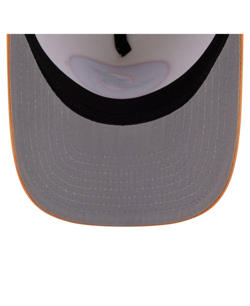 Men's Cream/Orange Miami Dolphins Washed A-Frame 9FIFTY Snapback Hat
