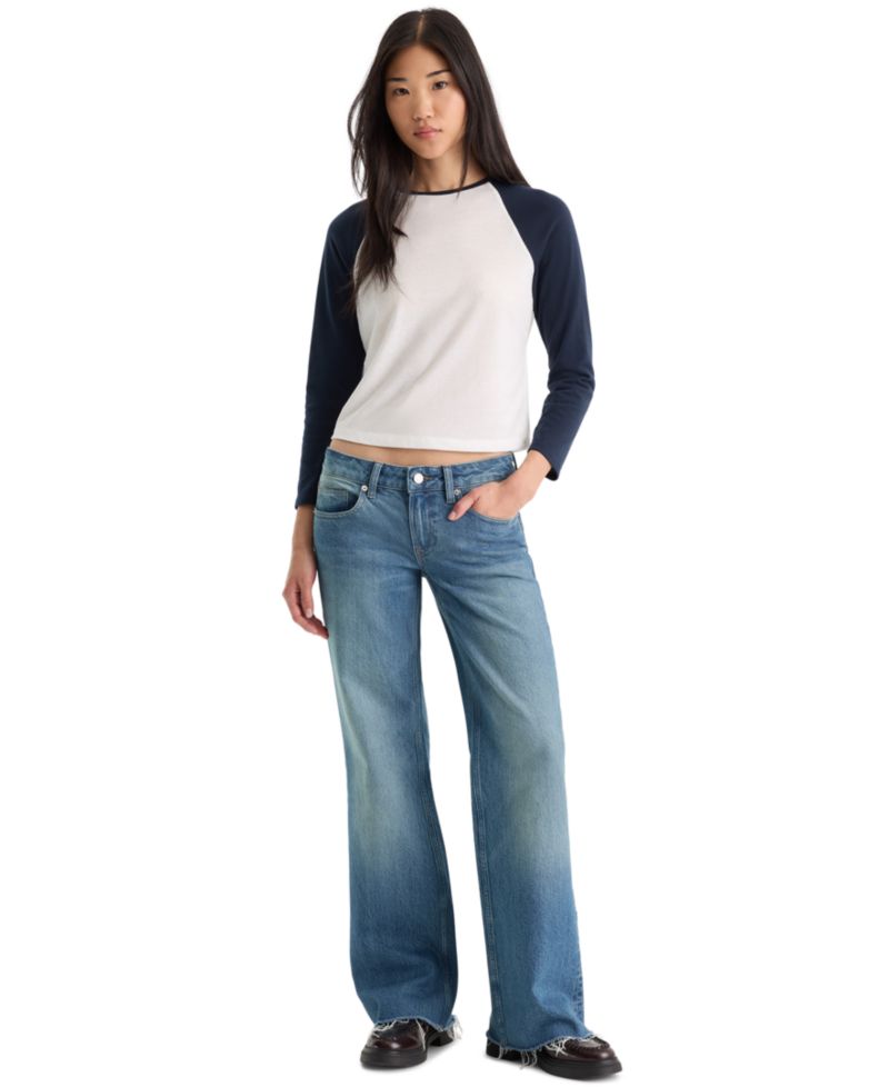 Women's Vintage Low-Loose Slouchy Jeans