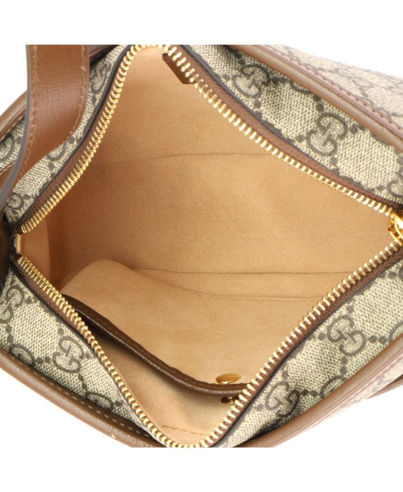 Mini Interlocking G Patch Camera Bag GG Coated Canvas