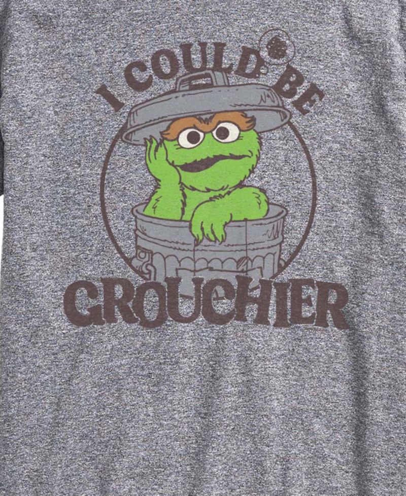 Men's Sesame Street Could Be Grouchier Oscar Short-Sleeve Graphic T-Shirt