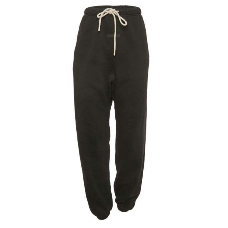 Men's Black Cotton Sweatpants