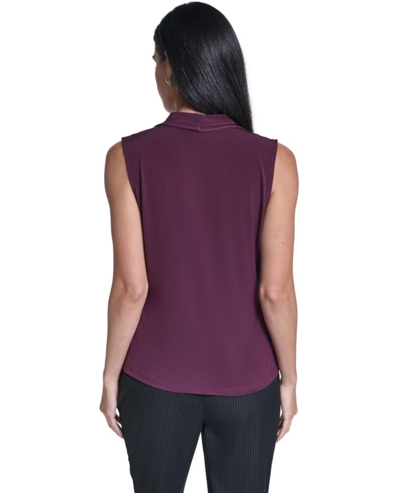 Women's Sleeveless V-Neck Blouse