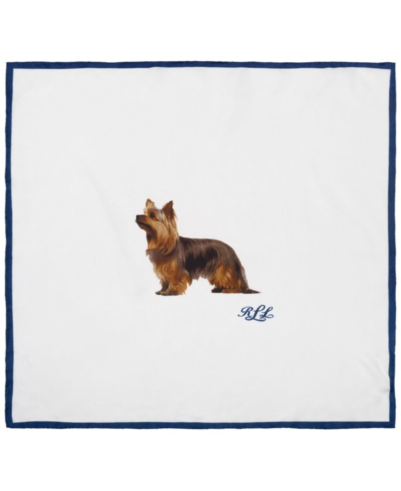 Dog Conversational Small Square Scarf