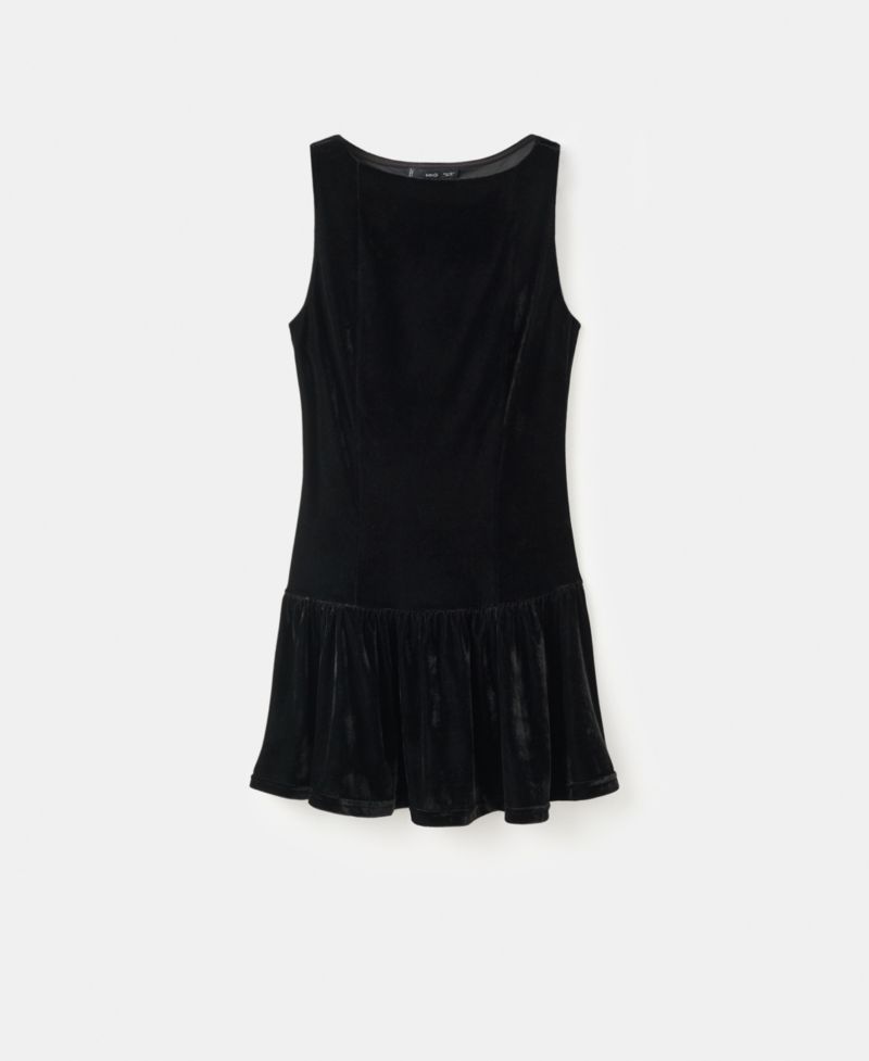 Women's Velvet Fitted Dress