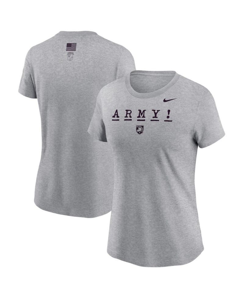 Women's Gray Army Black Knights 2024 Rivalry Collection Army T-Shirt