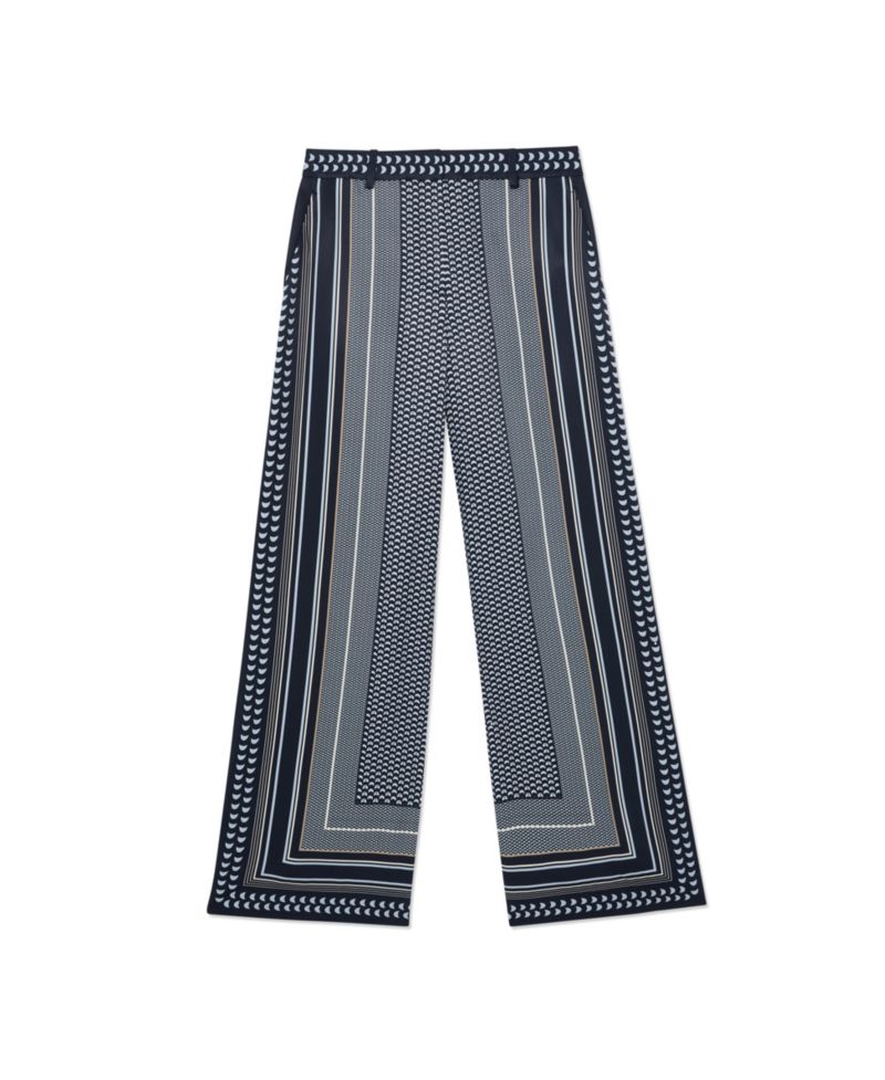 Women's Anna Wide-Leg Printed Trouser Pants