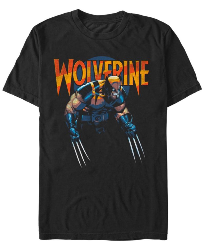 Men's Dark Wolverine Short Sleeve T-Shirt