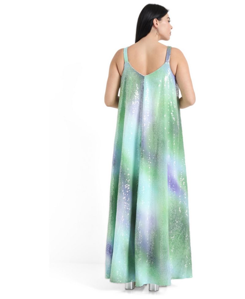 Women's June + Vie Sequin Swing Maxi Dress