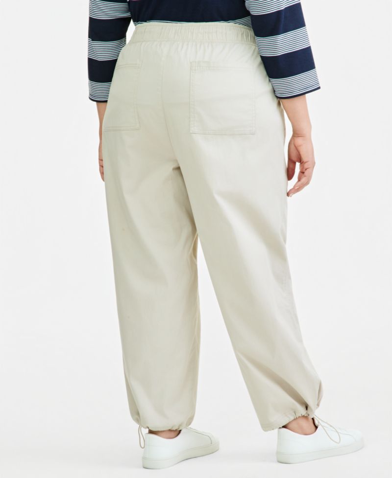 Petite Utility Bungee Pull-On Ankle Pants